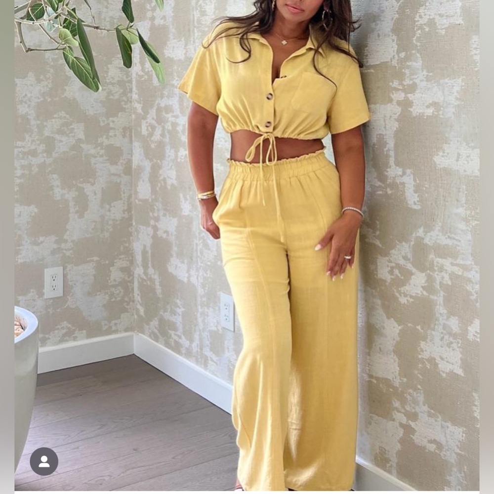 Yellow Women's Jumpsuit